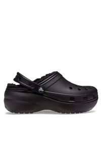 Crocs Klapki Classic Platform Lined Clog W 207938 Czarny. Kolor: czarny. Obcas: na platformie #1