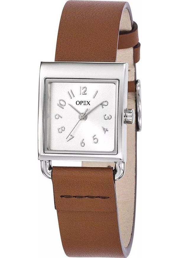 Zegarek Opex Zegarek damski Opex X4091LA1 brązowy. Kolor: brązowy