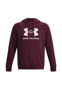 Bluza fitness męska Under Armour Rival Fleece Logo HD. Kolor: brązowy, wielokolorowy, czerwony. Sport: fitness #1