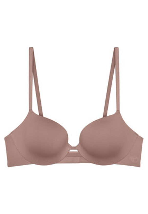 Triumph Biustonosz z fiszbiną Body Make-Up Illusion 10226401 Brązowy. Kolor: brązowy. Materiał: syntetyk