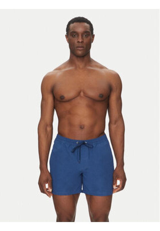 Quiksilver Szorty kąpielowe EQYJV04101 Granatowy Regular Fit. Kolor: niebieski. Materiał: syntetyk