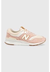 New Balance sneakersy CW997HLV kolor różowy. Nosek buta: okrągły. Zapięcie: sznurówki. Kolor: różowy. Materiał: guma
