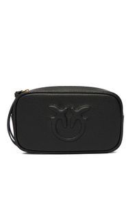 Pinko - PINKO Saszetka nerka Belt Bag Pelle Bottalata AI 25-26 PCPL 105354 A29Q Czarny. Kolor: czarny. Materiał: skóra