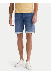Petrol Industries Szorty jeansowe M-ROS-SHO001 Niebieski Slim Fit. Kolor: niebieski. Materiał: bawełna
