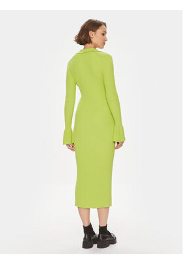 Hugo Sukienka dzianinowa Sharren 50507922 Zielony Slim Fit. Kolor: zielony. Materiał: wiskoza