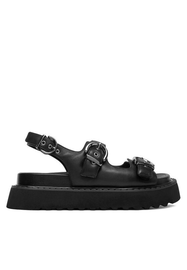 Pinko - PINKO Sandały Kate 03 SD0293 P003 Czarny. Kolor: czarny. Materiał: skóra