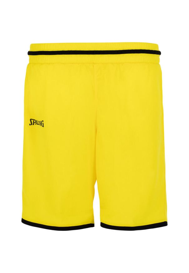 SPALDING - Szorty damskie Spalding Move. Kolor: żółty. Sport: fitness, koszykówka