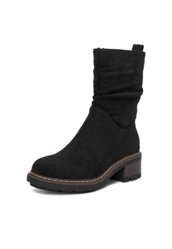 Clara Barson Botki CEO-WS6396-02 Czarny. Kolor: czarny. Materiał: materiał
