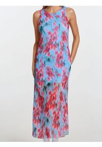 Sinsay - Długa sukienka we wzór kwiatowy - wielobarwny. Wzór: kwiaty. Długość: maxi #1