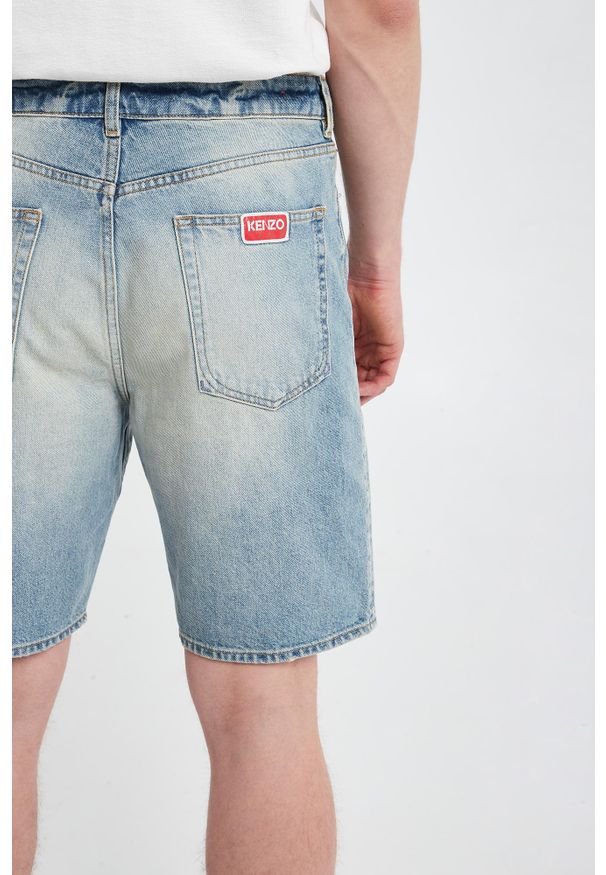 Kenzo - Spodenki męskie jeansowe KENZO. Materiał: jeans