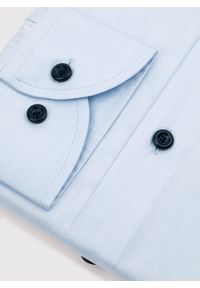 PAKO LORENTE – Niebieska koszula męska z bawełny P24SP-1X-037-N-S - Pako Lorente. Okazja: na wesele, na ślub cywilny. Kolor: niebieski. Materiał: bawełna. Styl: elegancki #5