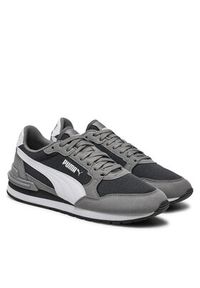 Puma Sneakersy St Runner v4 Mesh Jr 399876 04 Czarny. Kolor: czarny. Materiał: skóra, zamsz