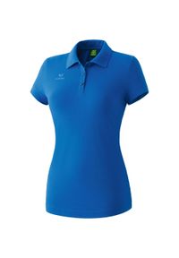 ERIMA - Damska koszulka polo Erima Teamsport. Typ kołnierza: polo. Kolor: niebieski