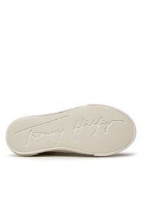TOMMY HILFIGER - Tommy Hilfiger Trampki Low Cut Lace-Up Sneaker T3A4-32118-0890 M Żółty. Kolor: żółty. Materiał: materiał #8