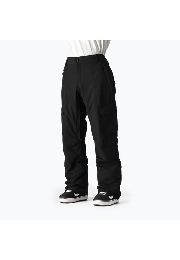 GEOLOGIC - Spodnie snowboardowe męskie 686 Quantum Thermagraph. Kolor: czarny. Sezon: zima. Sport: snowboard