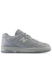 Buty unisex New Balance BB550MCB - szare. Okazja: na co dzień. Kolor: szary. Materiał: skóra, syntetyk, materiał. Szerokość cholewki: normalna