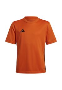 Adidas - Koszulka dla dzieci adidas Tabela 23. Kolor: czarny, pomarańczowy, wielokolorowy. Materiał: materiał. Sport: piłka nożna #1