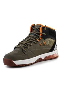 Buty DC Shoes Versatile Hi Wr M ADYB100019-OB2 zielone. Kolor: zielony. Materiał: guma, syntetyk, materiał, skóra. Szerokość cholewki: normalna. Sport: skateboard