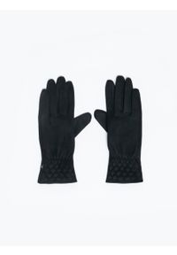 Big-Star - Rękawiczki damskie czarne Pikulania 906. Kolor: czarny. Materiał: materiał, tkanina. Sezon: jesień, zima. Styl: casual #1