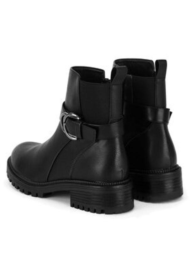 Clara Barson Botki WS5600-19 Czarny. Kolor: czarny. Materiał: materiał