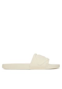 Calvin Klein Jeans Japonki Slide Pu Hf Mg YW0YW01879 Beżowy. Kolor: beżowy. Materiał: skóra
