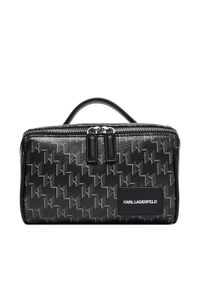 Karl Lagerfeld - KARL LAGERFELD Kosmetyczka A3W32027 Czarny. Kolor: czarny. Materiał: skóra