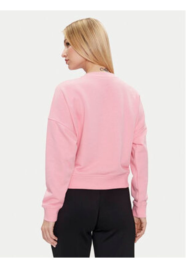 Guess Bluza Skylar V4GQ07 K8802 Różowy Relaxed Fit. Kolor: różowy. Materiał: bawełna