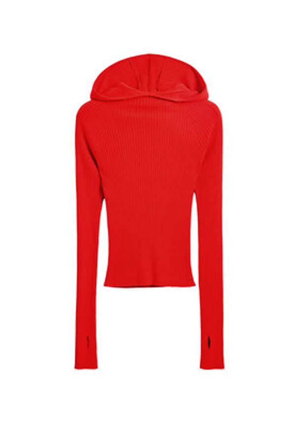 Desigual Sweter 25SWJF19 Czerwony Slim Fit. Kolor: czerwony. Materiał: wiskoza