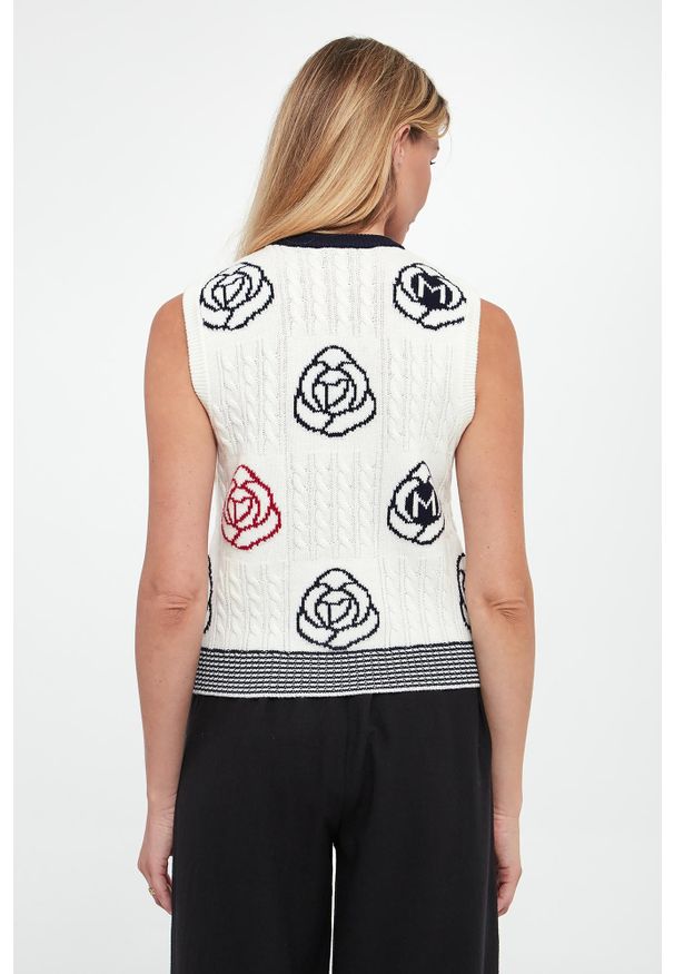 Marella Sport - Kamizelka damska wełniana Didimo MARELLA SPORT. Materiał: wełna. Styl: sportowy