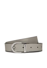 Calvin Klein Pasek Damski Round Reversible Belt Saffiano K60K611923 Écru. Materiał: skóra #3