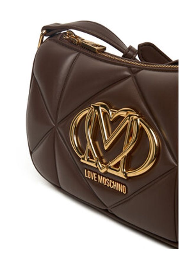 Love Moschino - LOVE MOSCHINO Torebka JC4083PP0NLC0313 Brązowy. Kolor: brązowy. Materiał: skórzane