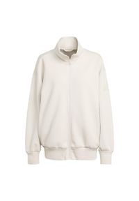 Adidas - Bluza ALL SZN Soft Lux Loose Full-Zip. Kolor: beżowy