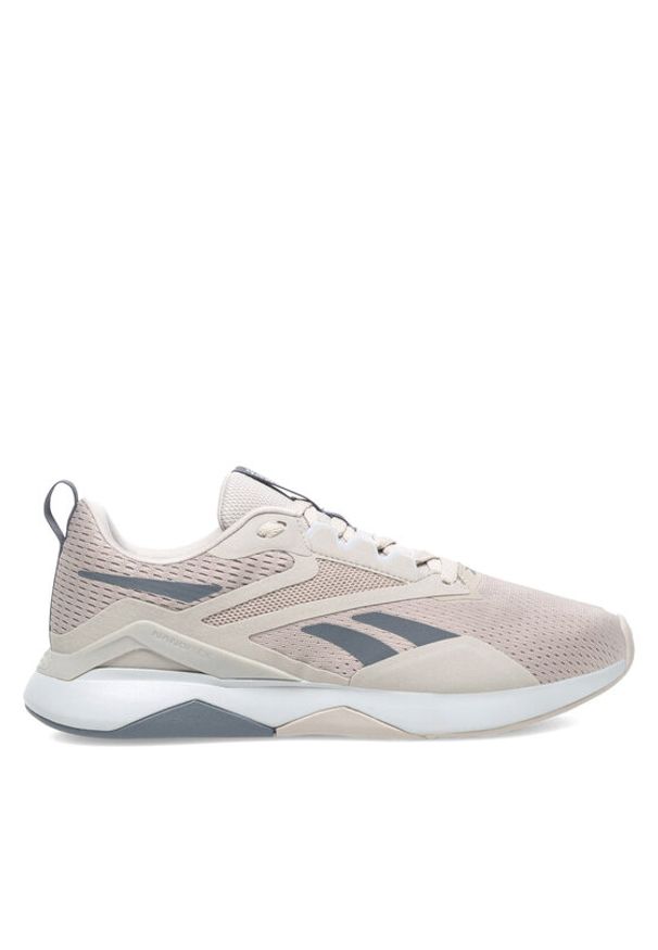 Reebok Buty na siłownię Nanoflex Tr 2 100074535 Beżowy. Kolor: beżowy. Materiał: materiał. Sport: fitness