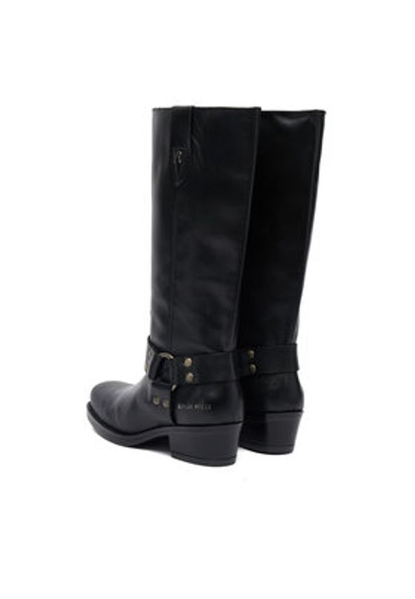 Replay - REPLAY Kozaki GWN88 .000.C0001L Czarny. Kolor: czarny. Materiał: skóra