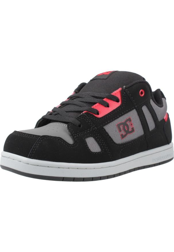 DC Shoes - Buty DC STAG YOUTH Szary. Kolor: szary. Materiał: syntetyk, tkanina, skóra. Sport: turystyka piesza