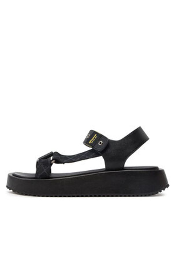 Blauer Sandały S4CLANCY03/ALL Czarny. Kolor: czarny. Materiał: skóra