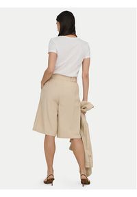 only - ONLY Bermudy Goa 15363720 Beżowy jasny Loose Fit. Kolor: beżowy. Materiał: bawełna #3