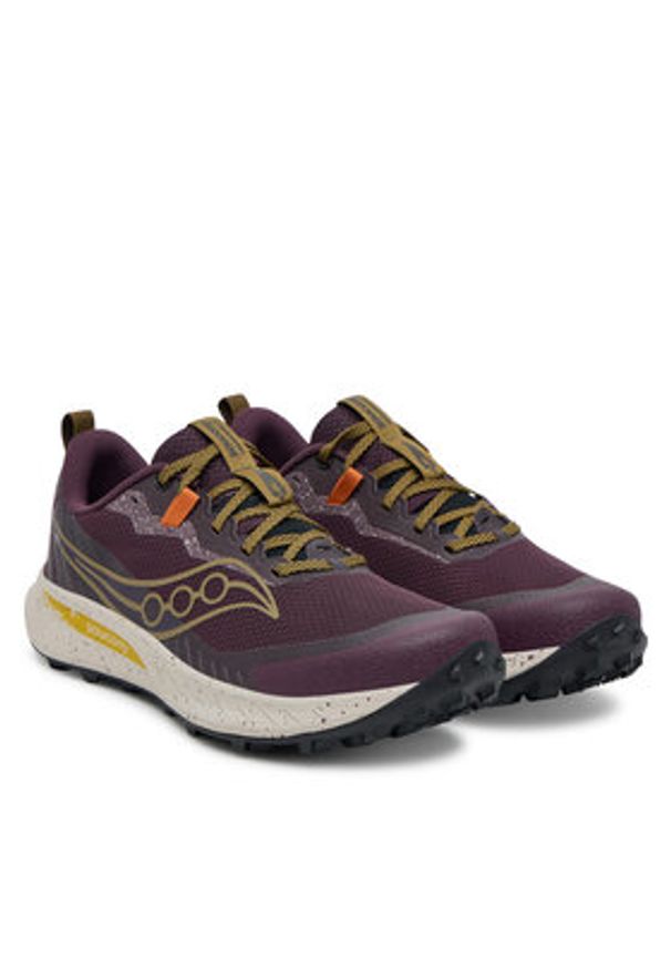 Saucony Buty do biegania Peregrine 15 S20990 Bordowy. Kolor: czerwony. Materiał: materiał