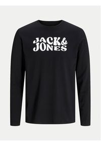 Jack & Jones - Jack&Jones Piżama Elton 12267003 Czarny Standard Fit. Kolor: czarny. Materiał: bawełna #3