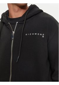 Richmond X Bluza Claretti UMA24147FE Czarny Regular Fit. Kolor: czarny. Materiał: syntetyk, bawełna #5