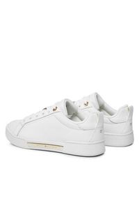 TOMMY HILFIGER - Tommy Hilfiger Sneakersy Chique Court Sneaker FW0FW07634 Biały. Kolor: biały. Materiał: skóra #6