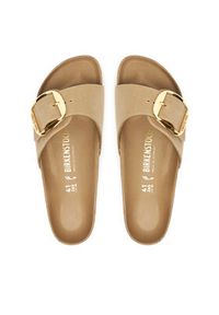 Birkenstock Klapki Madrid Big Buckle Hex 1030467 Brązowy. Kolor: brązowy. Materiał: skóra #5