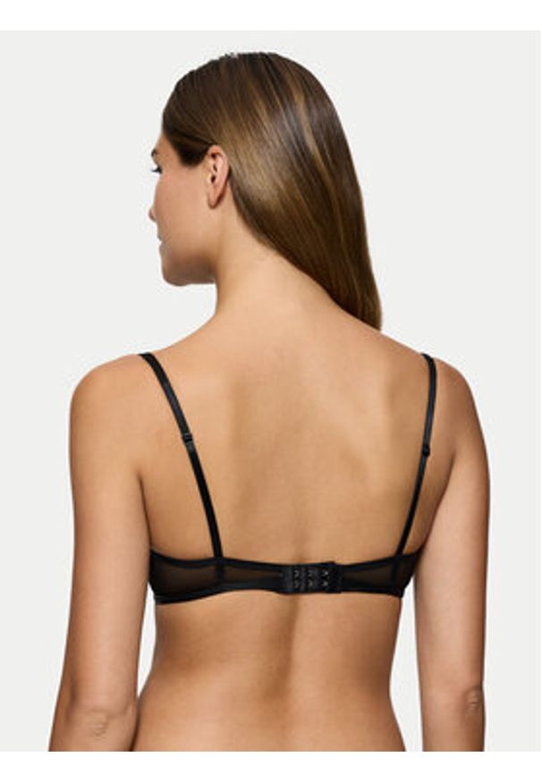 Triumph Biustonosz balkonetka Crazy Stupid Love 10222359 Czarny. Kolor: czarny. Materiał: syntetyk