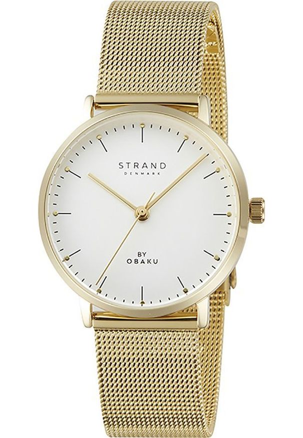Zegarek Strand Zegarek damski Strand S725LXGIMG-DG złoty. Kolor: złoty