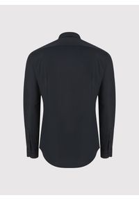 Pako Lorente - PAKO LORENTE - Czarna koszula męska. Kolor: czarny, biały. Materiał: bawełna. Długość rękawa: długi rękaw. Długość: długie #5