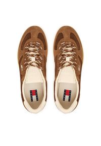 Tommy Jeans Sneakersy Mu The Greenwich Edge Suede EN0EN03050 Brązowy. Kolor: brązowy. Materiał: zamsz, skóra #4