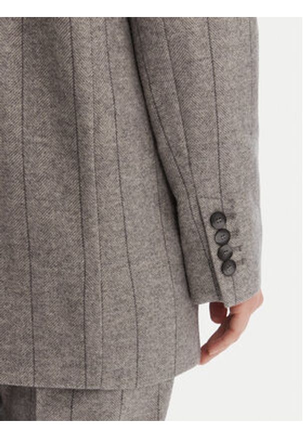 MAX&Co. Marynarka Iames 2526046084200 Szary Relaxed Fit. Kolor: szary. Materiał: syntetyk