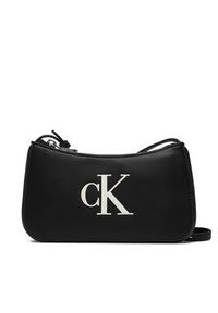 Calvin Klein Torebka Bold Ck Mini Bag LV04F1125G Czarny. Kolor: czarny. Materiał: skórzane #4