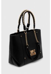 Love Moschino torebka kolor czarny. Kolor: czarny. Rodzaj torebki: na ramię #4