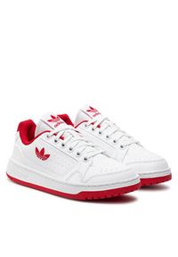 Adidas - adidas Sneakersy Ny 90 JI1894 Biały. Kolor: biały. Materiał: skóra